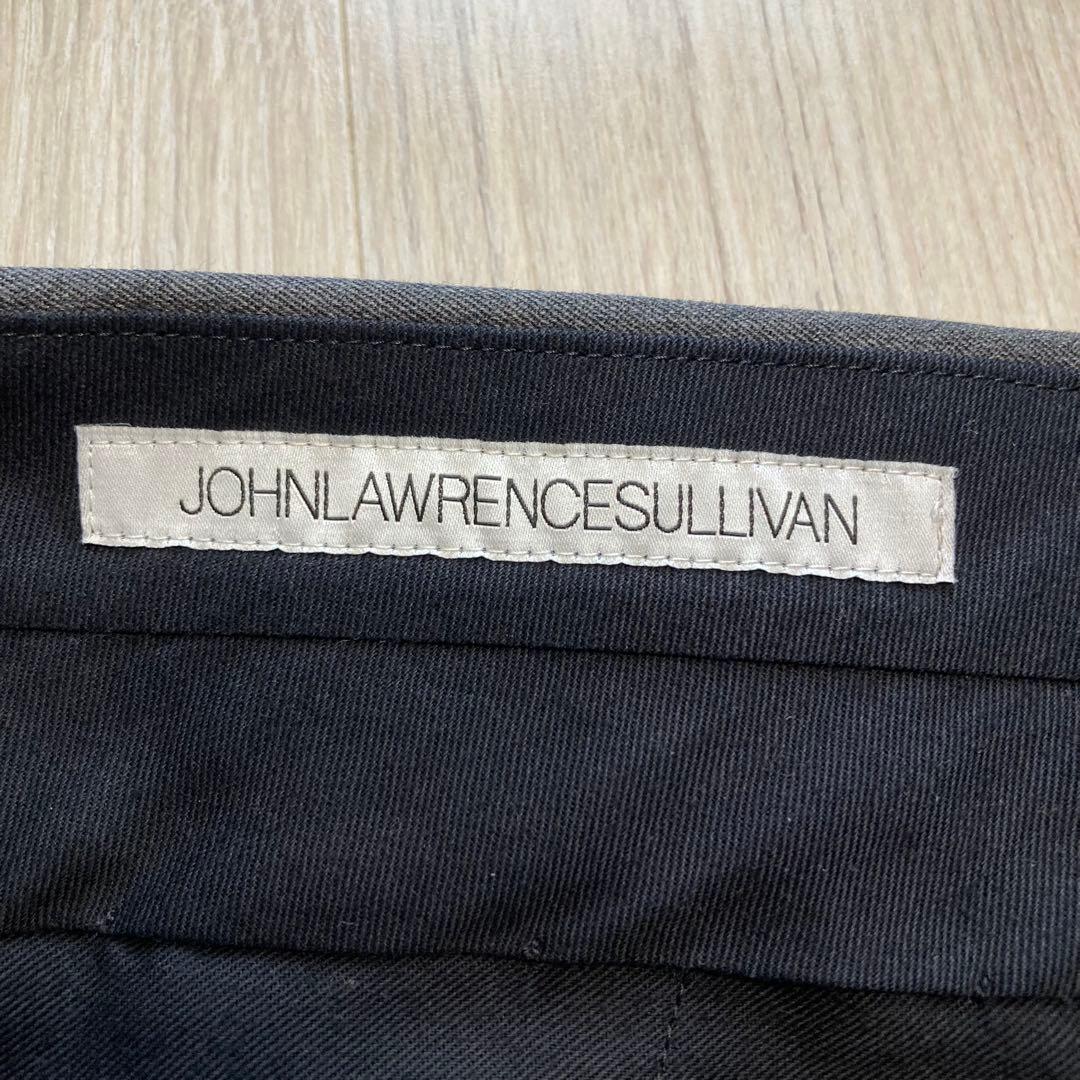 JOHN LAWRENCE SULLIVAN ウールスラックス グレー