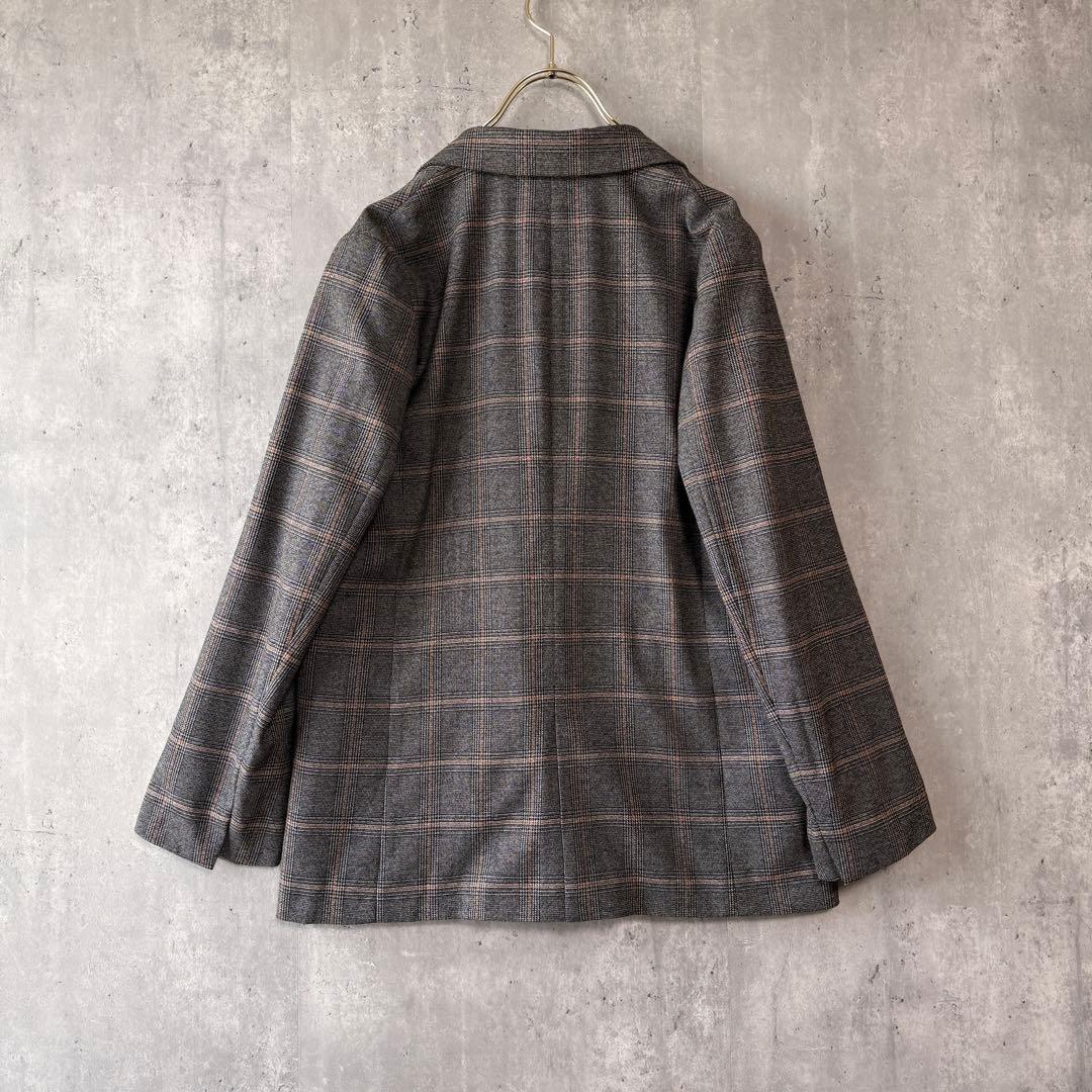 未使用✨プルミエアロンディスモン グレンチェックダブルジャケット テーラード