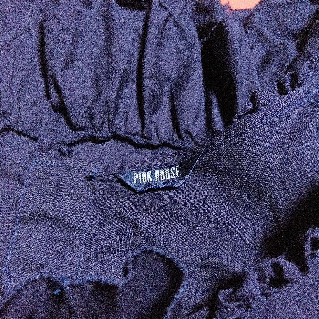 神*】様 美品✨️ PINK HOUSE ピンクハウス フリル ベスト ノースリ