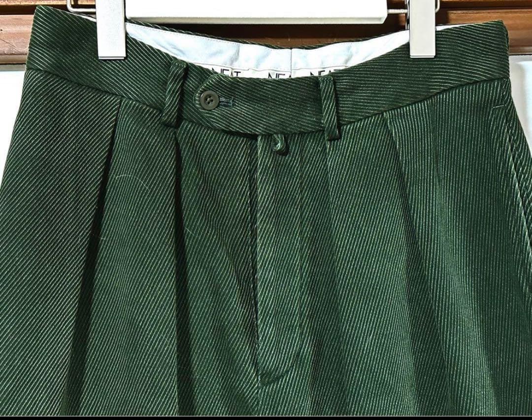 NEAT CORDUROY STANDARD グリーン　パンツ　ニート　44