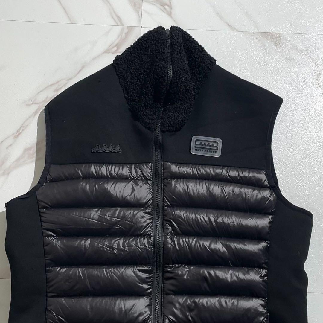 極美品 新作 ムータマリン セットアップ ダウンベスト パンツ ウェット切り替え