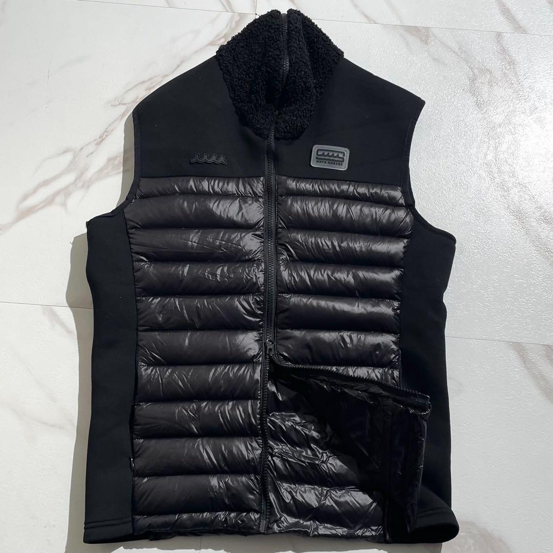 極美品 新作 ムータマリン セットアップ ダウンベスト パンツ ウェット切り替え