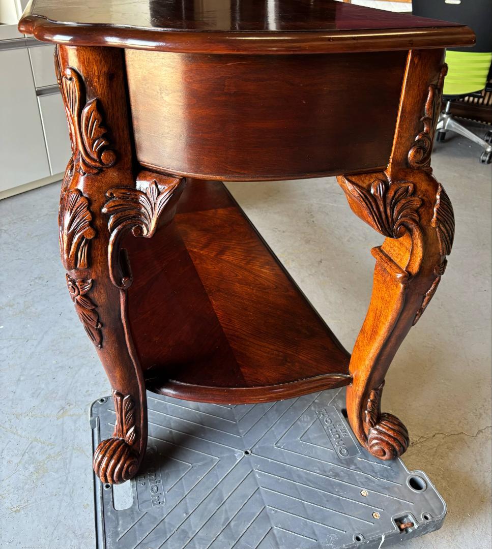 ヨーロッパ系 アンティーク 大型コンソール、サイドテーブル幅153cm Used