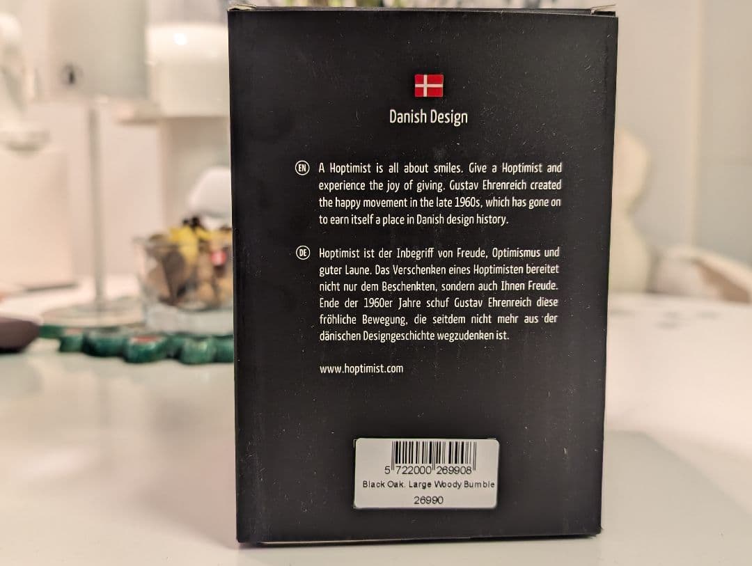 Hoptimist（ホプティミスト） 木製 ウッド Lサイズ ブラックオーク