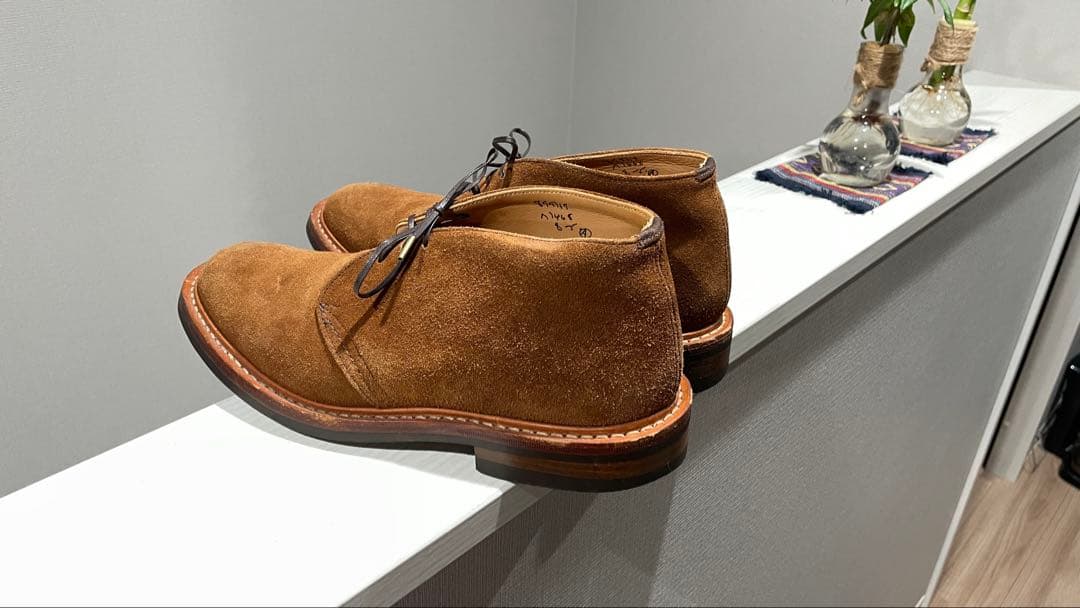 Tricker's ブラウン チャッカブーツ　UK8