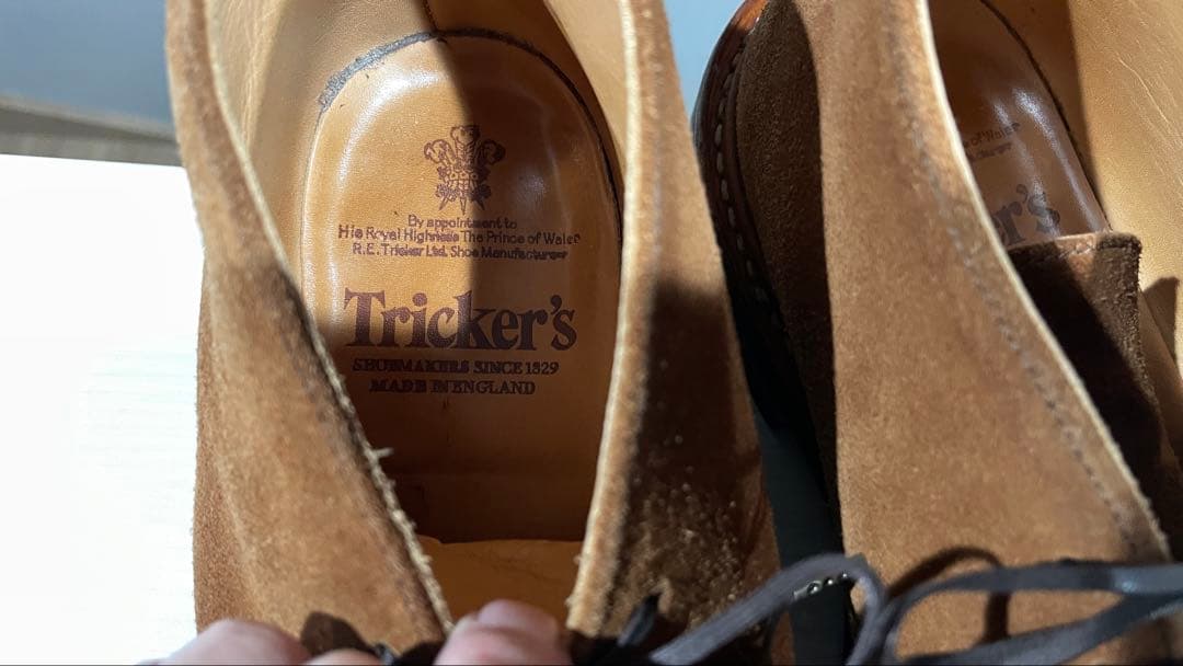Tricker's ブラウン チャッカブーツ　UK8
