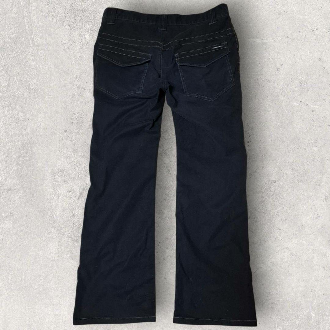 パーリーゲイツ ゴルフ パンツ ５号 L相当 ブラック 洗濯済