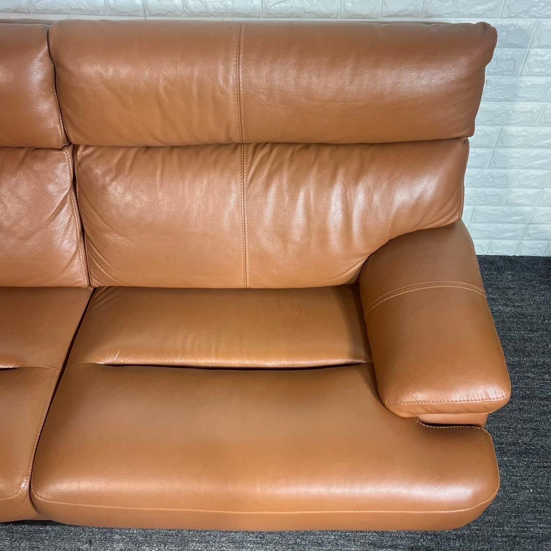 レザーソファ ３人掛け ハイバック ソファ 革張り 家具 インテリア G025