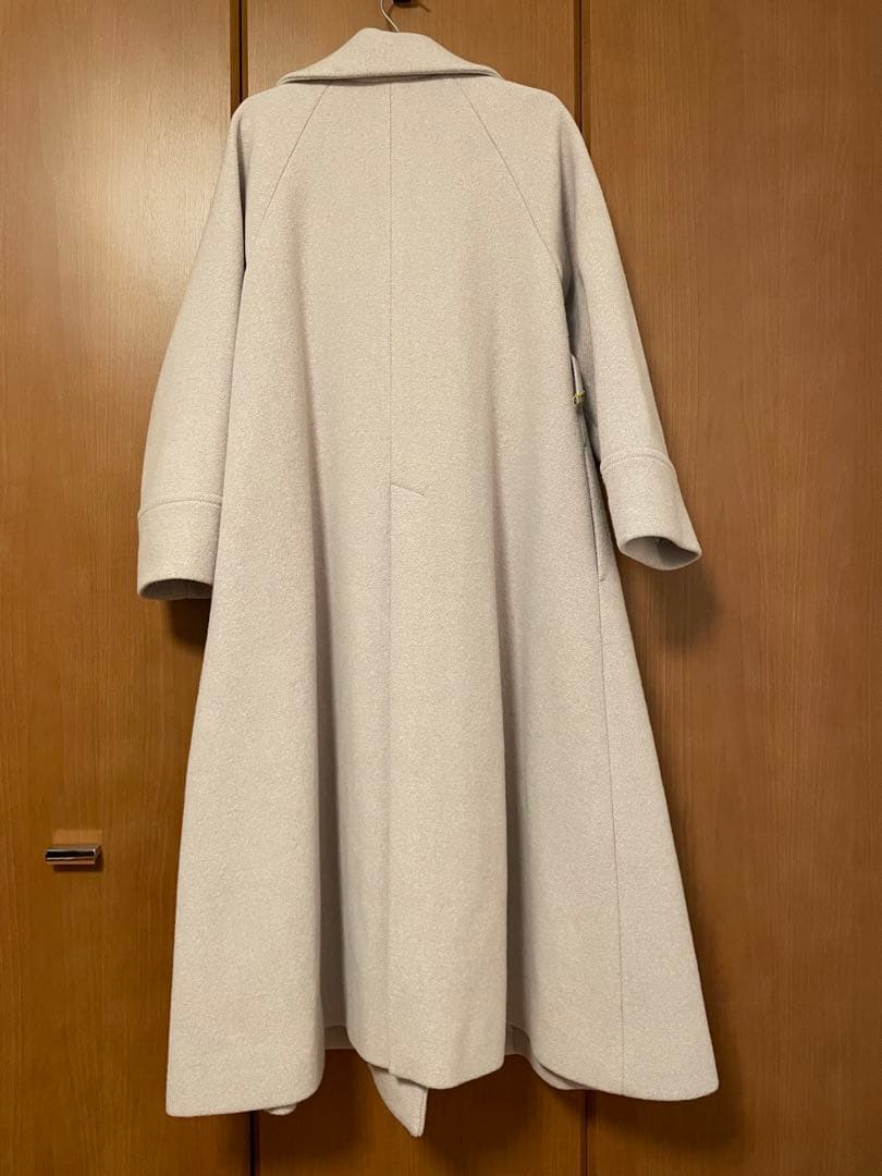 【EMMEL REFINES】EM ベルテッド フレア ロングコート