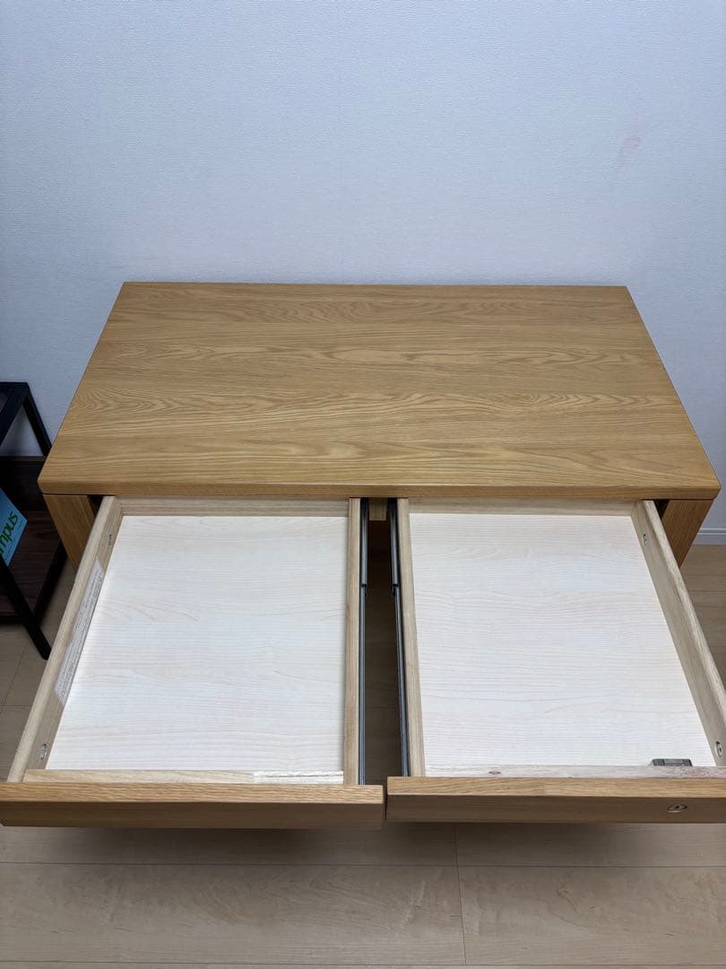 コイズミ学習デスクBEENO W-90タイプ スリムワゴンセット