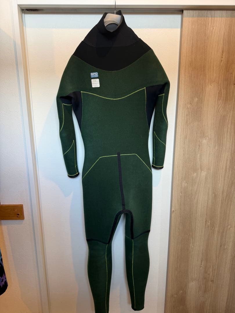 BEWETロングチェストジップ　セミドライウエットスーツ　XLＢ