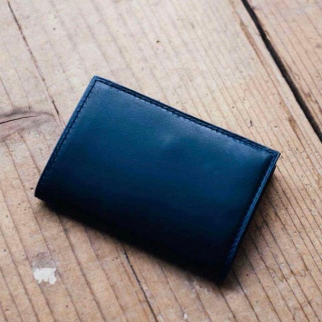 未使用　PRESSo プレッソ　レザー三つ折り財布　ミニ財布　黒　ミニマリスト