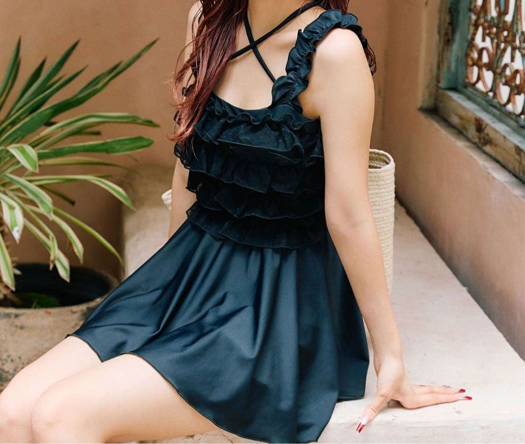 OLIVE des OLIVE 水着 フリルキャミswim wear