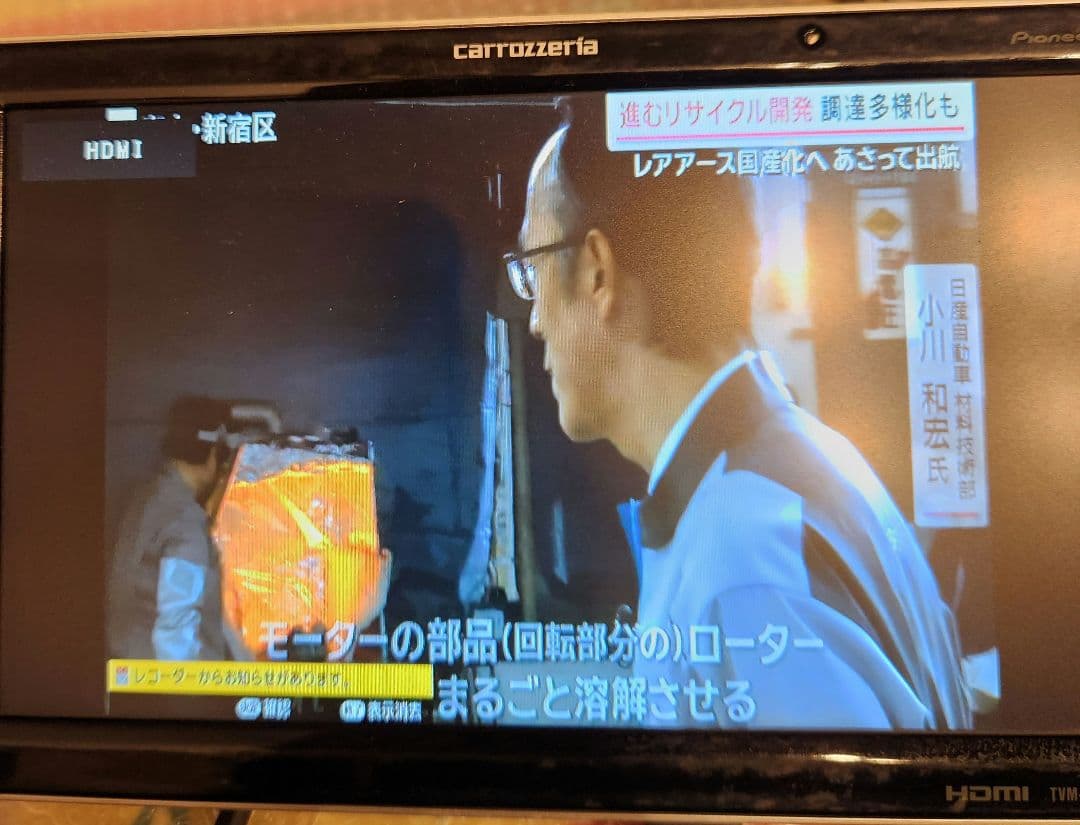 カロッツェリア　ヘッドレストモニター　プライベートモニター