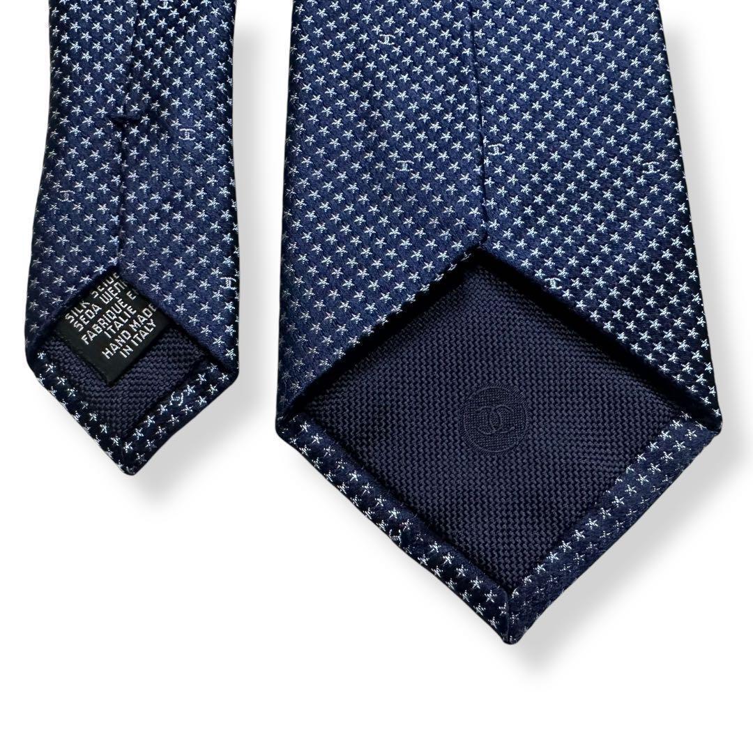 箱付き✨未使用級美品✨CHANEL ネクタイ　シャネル ココマーク　ジャガード