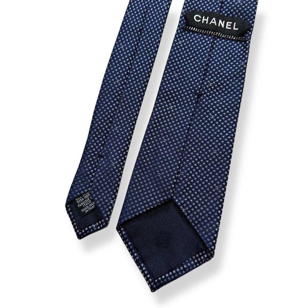 箱付き✨未使用級美品✨CHANEL ネクタイ　シャネル ココマーク　ジャガード