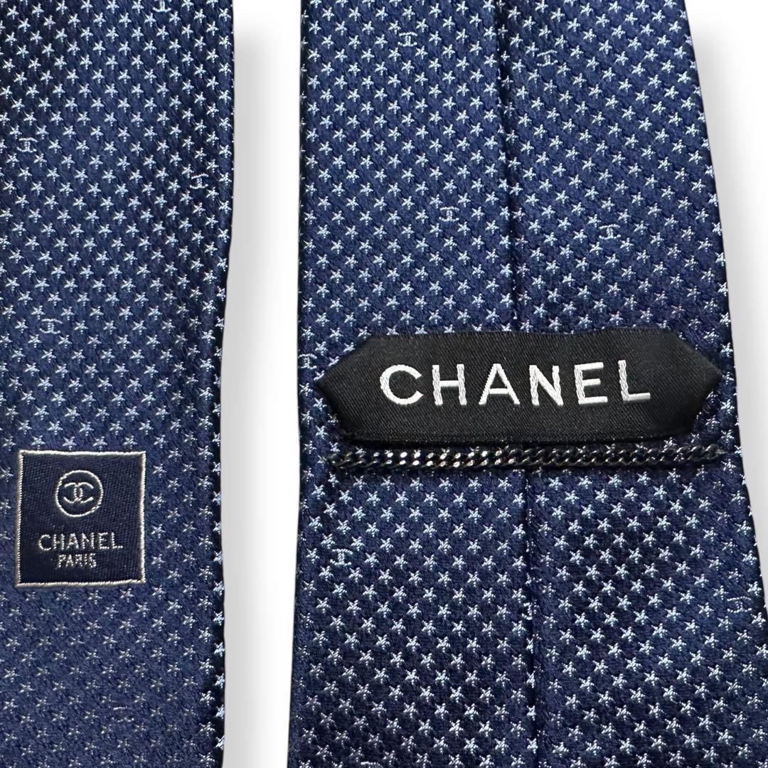 箱付き✨未使用級美品✨CHANEL ネクタイ　シャネル ココマーク　ジャガード