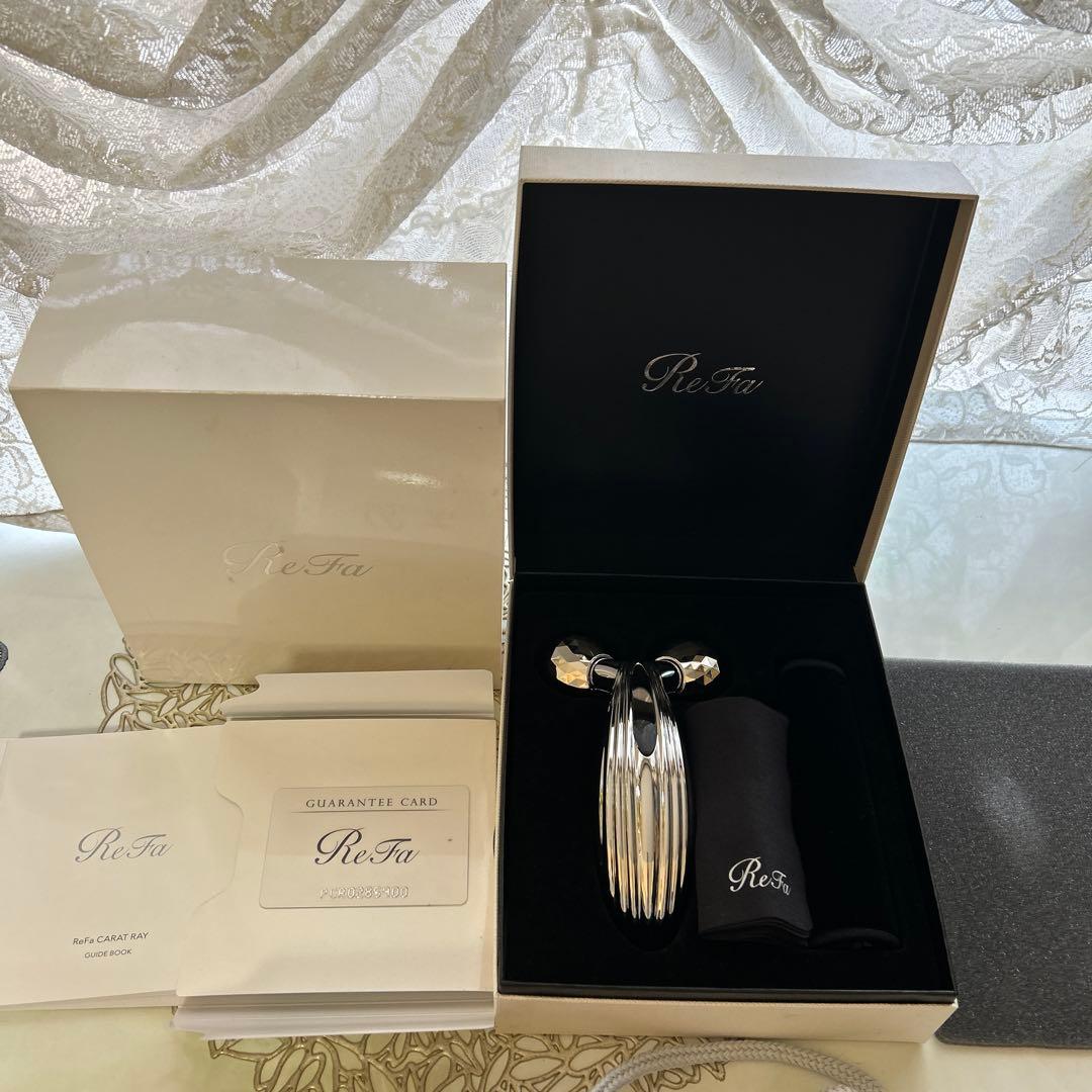 新品未使用　ReFa カラットレイ美顔ローラーシルバー