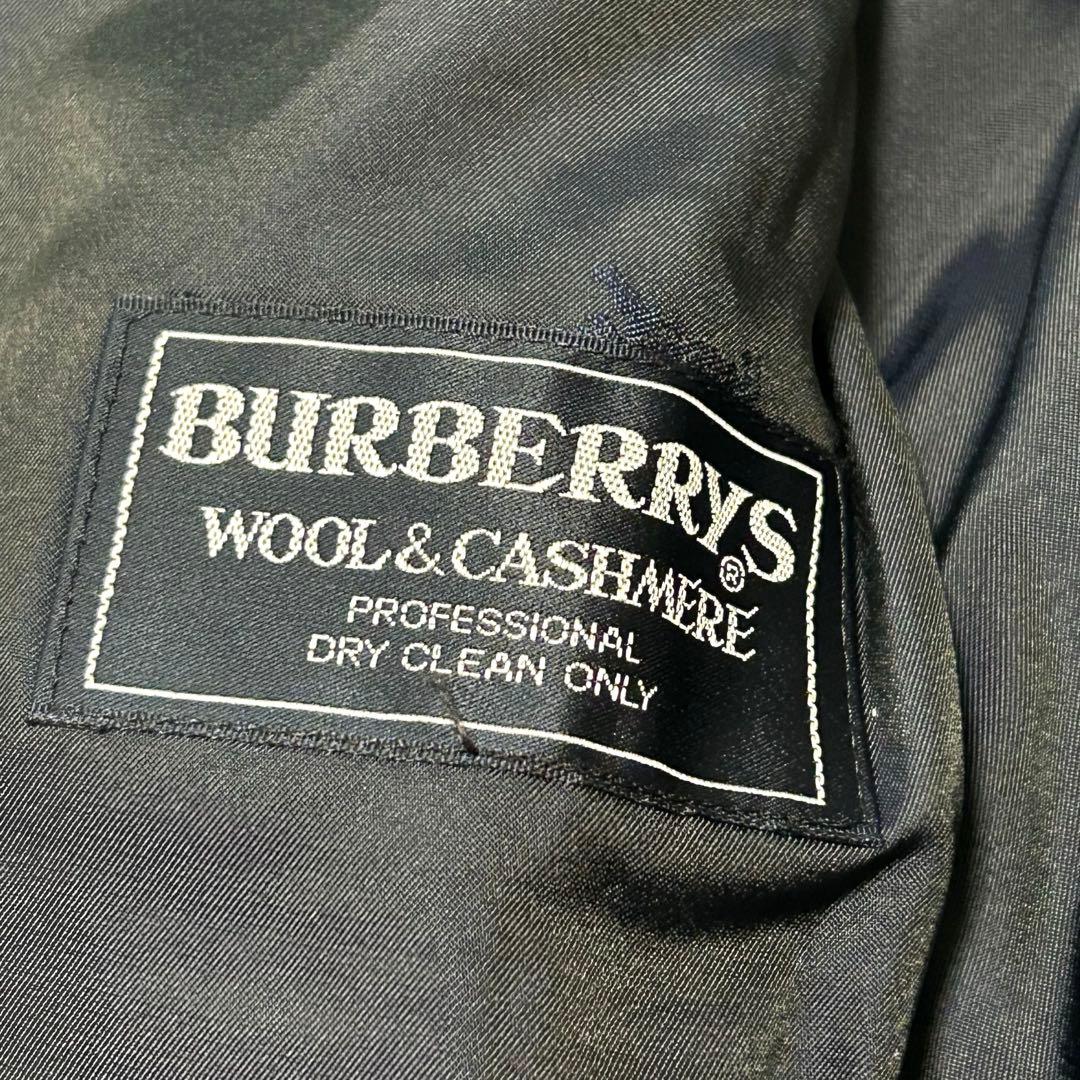 希少　バーバリーズ　テーラードジャケット　7 ネイビー系　金ボタン　ダブル