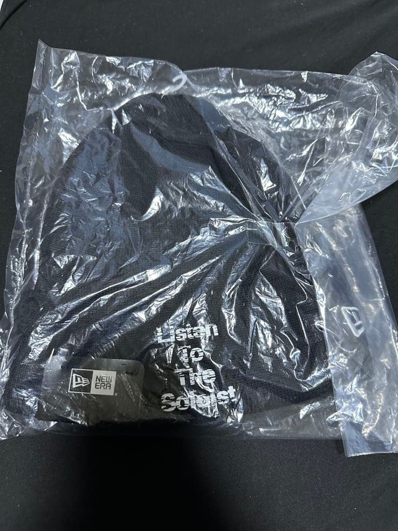 私物　キムタク　The Soloist × NEW ERA ビーニー　ブラック