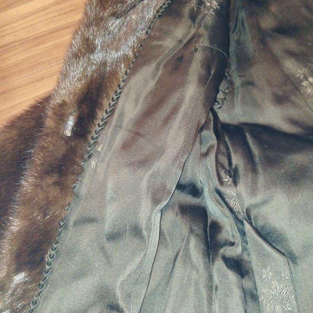 サガミンク　ロングコート　銀サガ　銀タグ