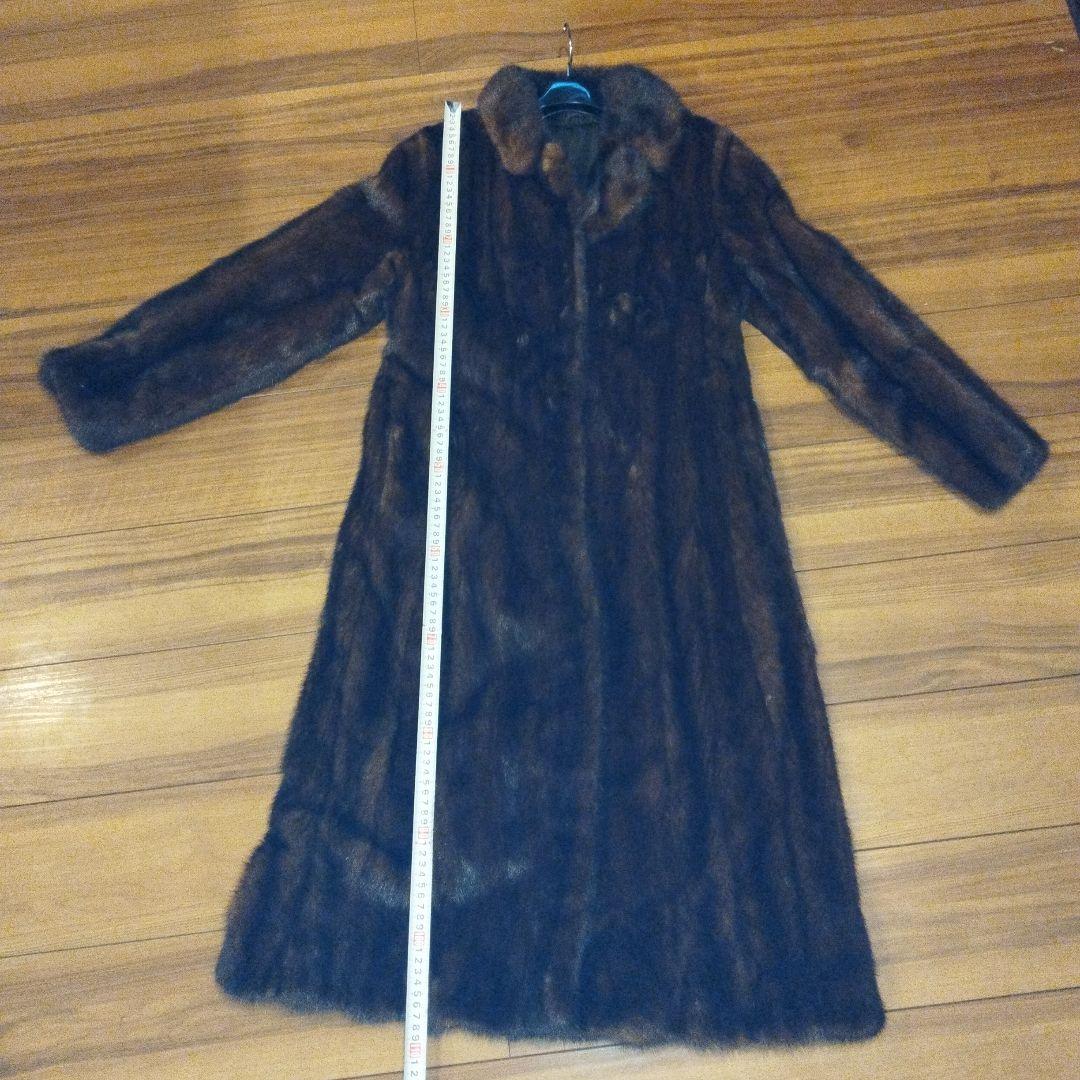 サガミンク　ロングコート　銀サガ　銀タグ