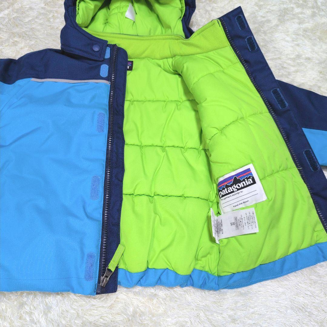 patagonia 子ども用スキー・スノボーウェア 上下セット 3T　ネイビー