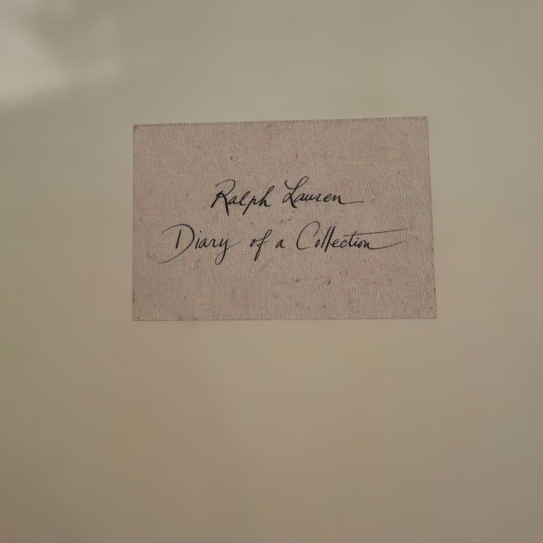 Ralph Lauren Diary of a Collection 写真集