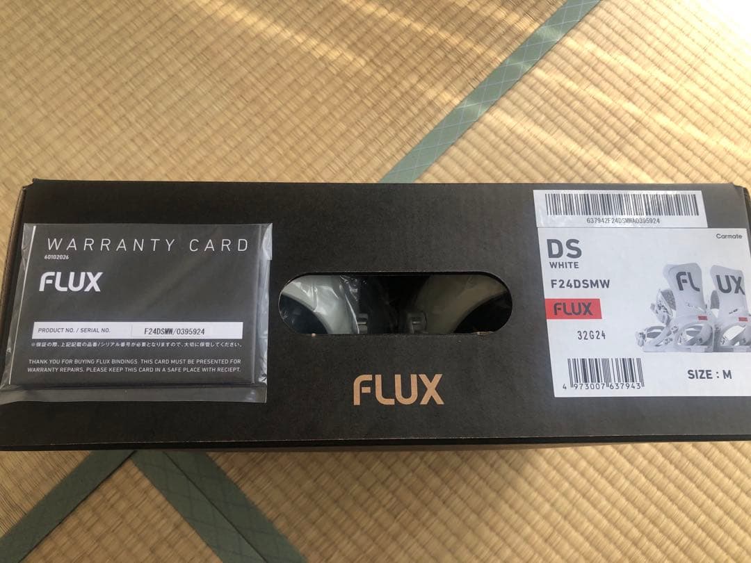 FLUX ビンディング DS Mサイズホワイト 23-24 フラックスバイン美品