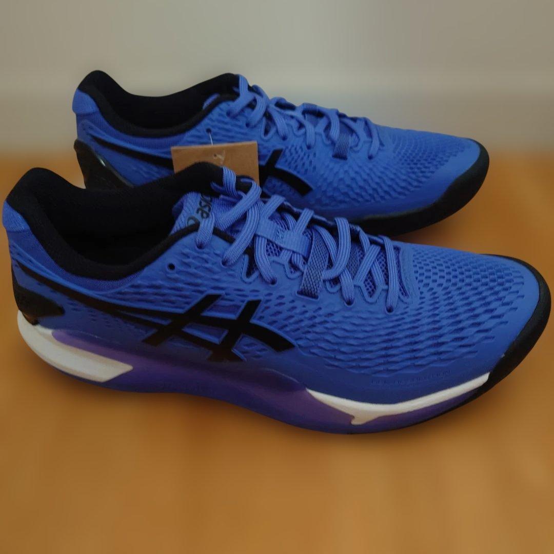新品タグ付きASICS GEL-RESOLUTION 9 テニスシューズ