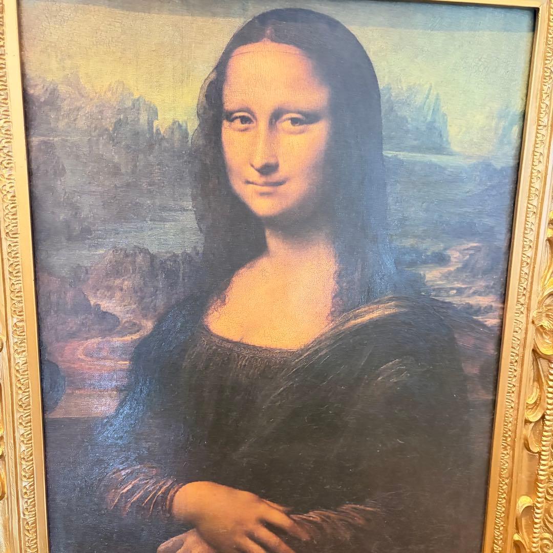 大きな絵画　モナリザ レプリカ　クラシック