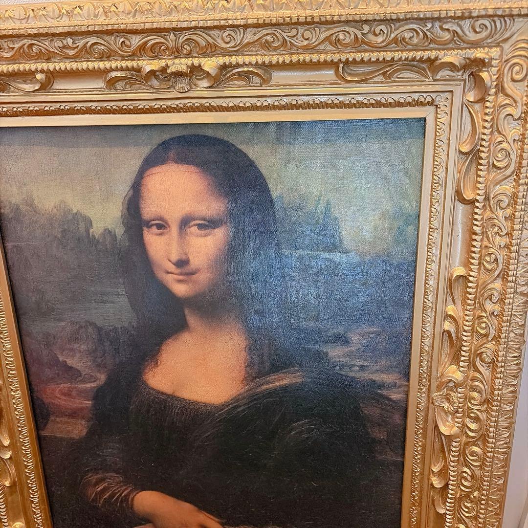 大きな絵画　モナリザ レプリカ　クラシック
