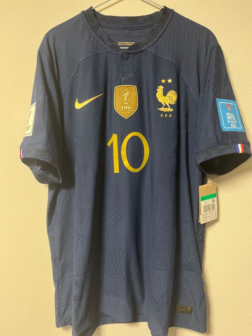 正規品　ムバッペ　2022　フランス　ホーム　オーセンティック　カタールW杯