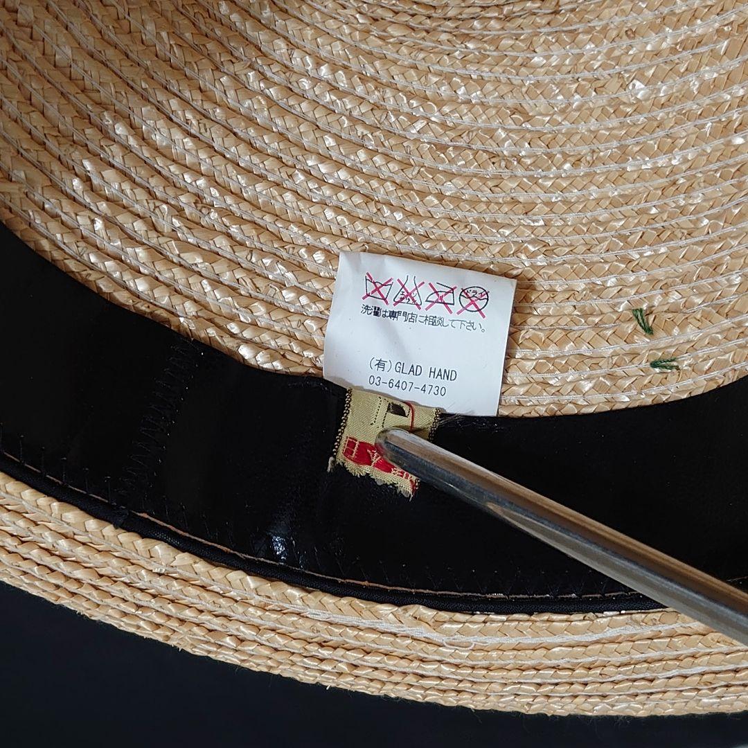 ★新品同様★グラッドハンド　パナマハット　日本製　天然草　size Ｌ