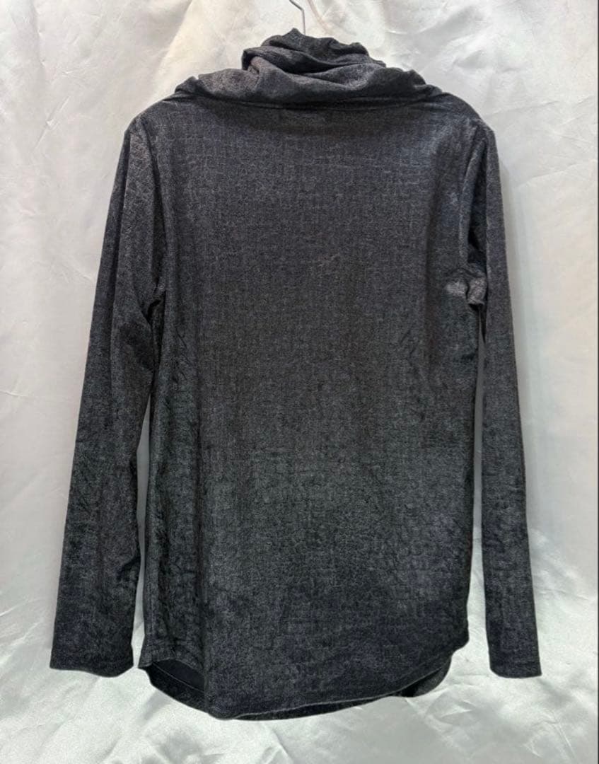 トルネードマート　ベロア両面デニム転写パイソンエンボスカットソー　プルオーバー