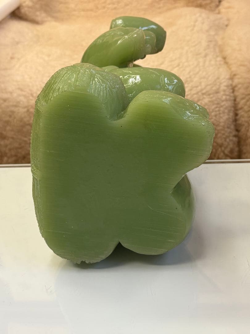 翡翠の福の神の置物 約30cm