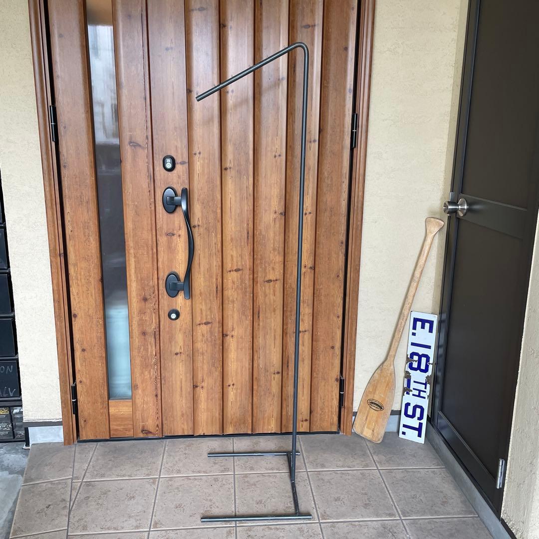 インダストリアル スラントハンガー アイアン ラック 無骨 シャビー 店舗什器