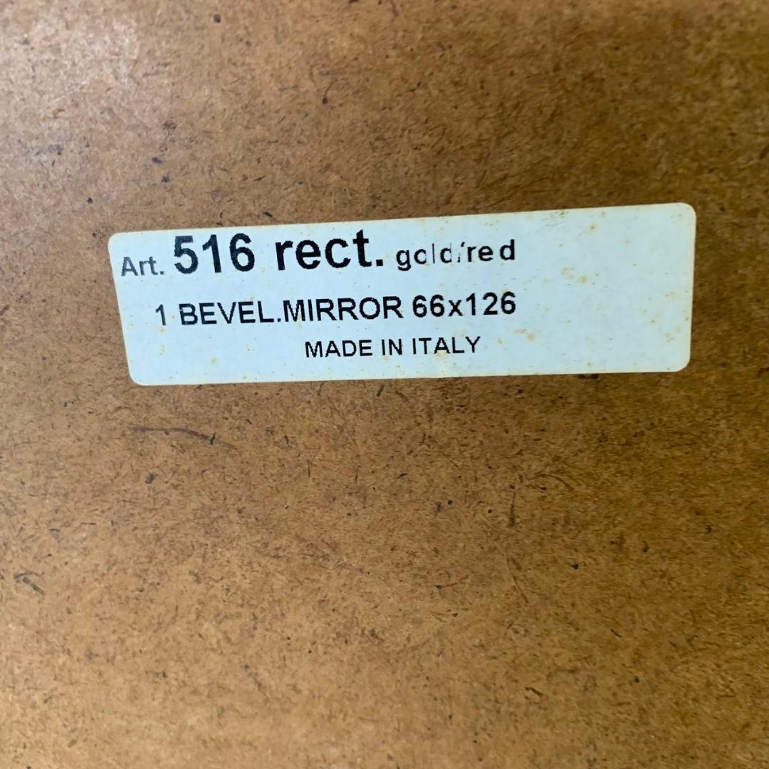 H392\" 金彩装飾 ゴールド ウォールミラー 壁掛け イタリア製