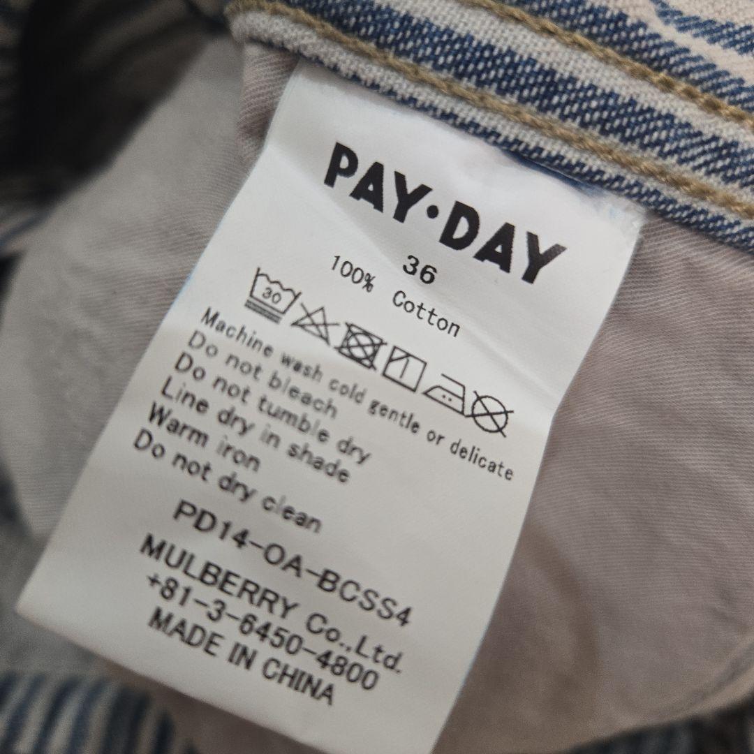 スピックアンドスパン　別注PAYDAY　オーバーオール　サロペット　36