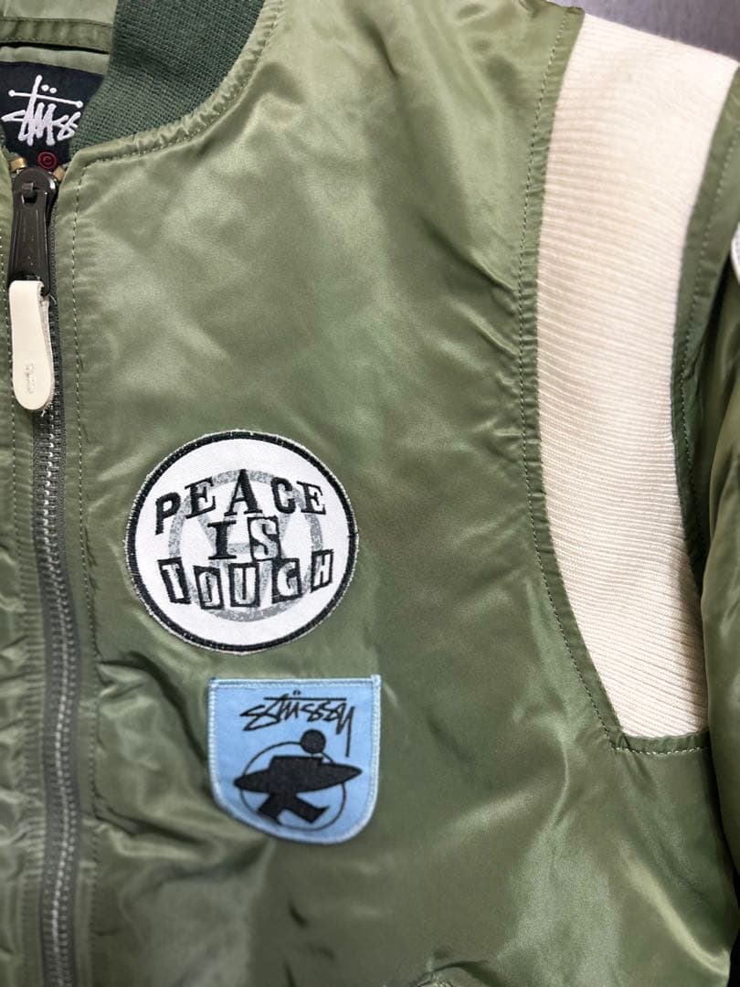 マーガレットSTUSSY 25周年 MA-1 Alpha