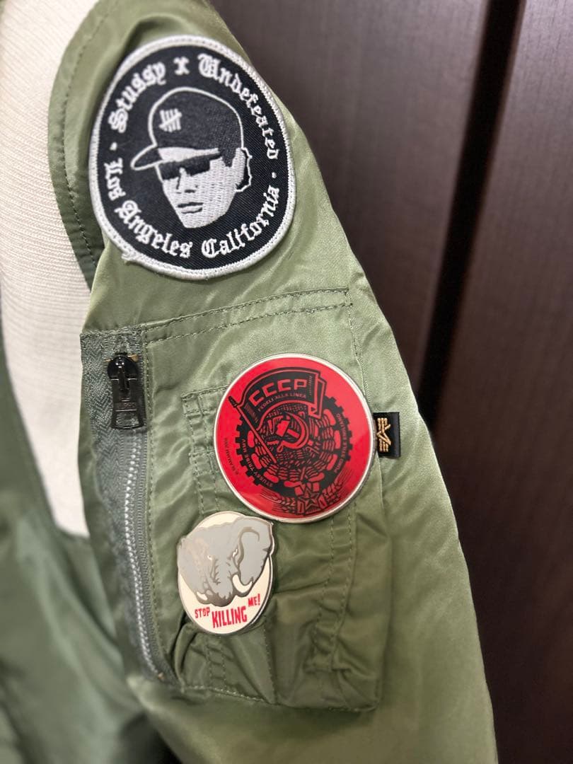 マーガレットSTUSSY 25周年 MA-1 Alpha