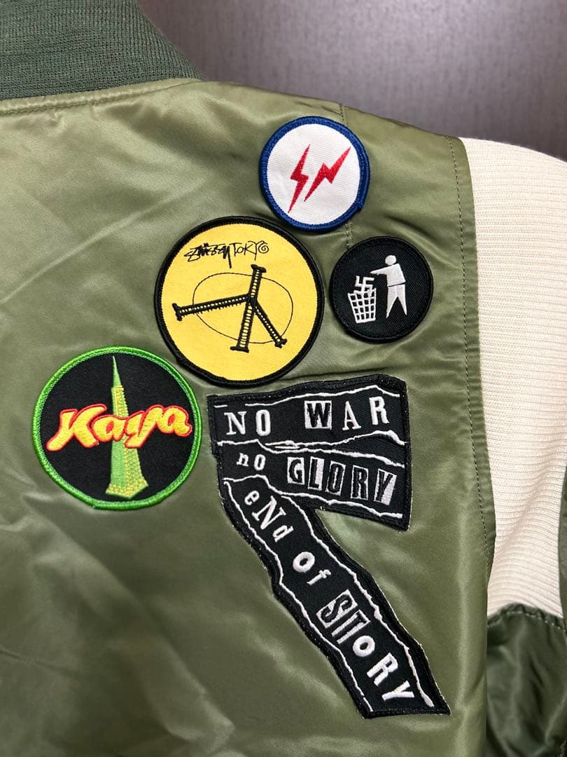 マーガレットSTUSSY 25周年 MA-1 Alpha