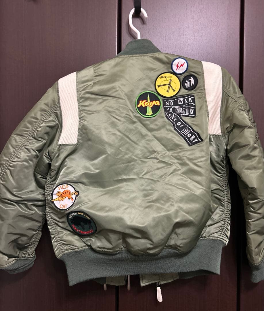 マーガレットSTUSSY 25周年 MA-1 Alpha