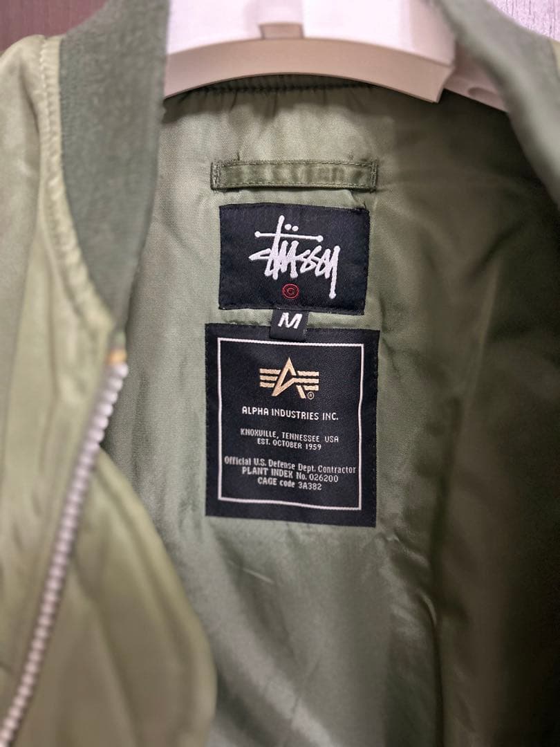 マーガレットSTUSSY 25周年 MA-1 Alpha