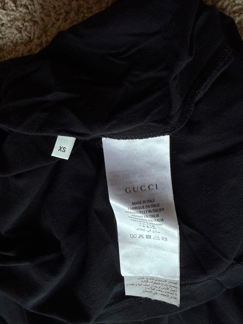 GUCCI レインボーロゴ Tシャツ XS 正規品 美品