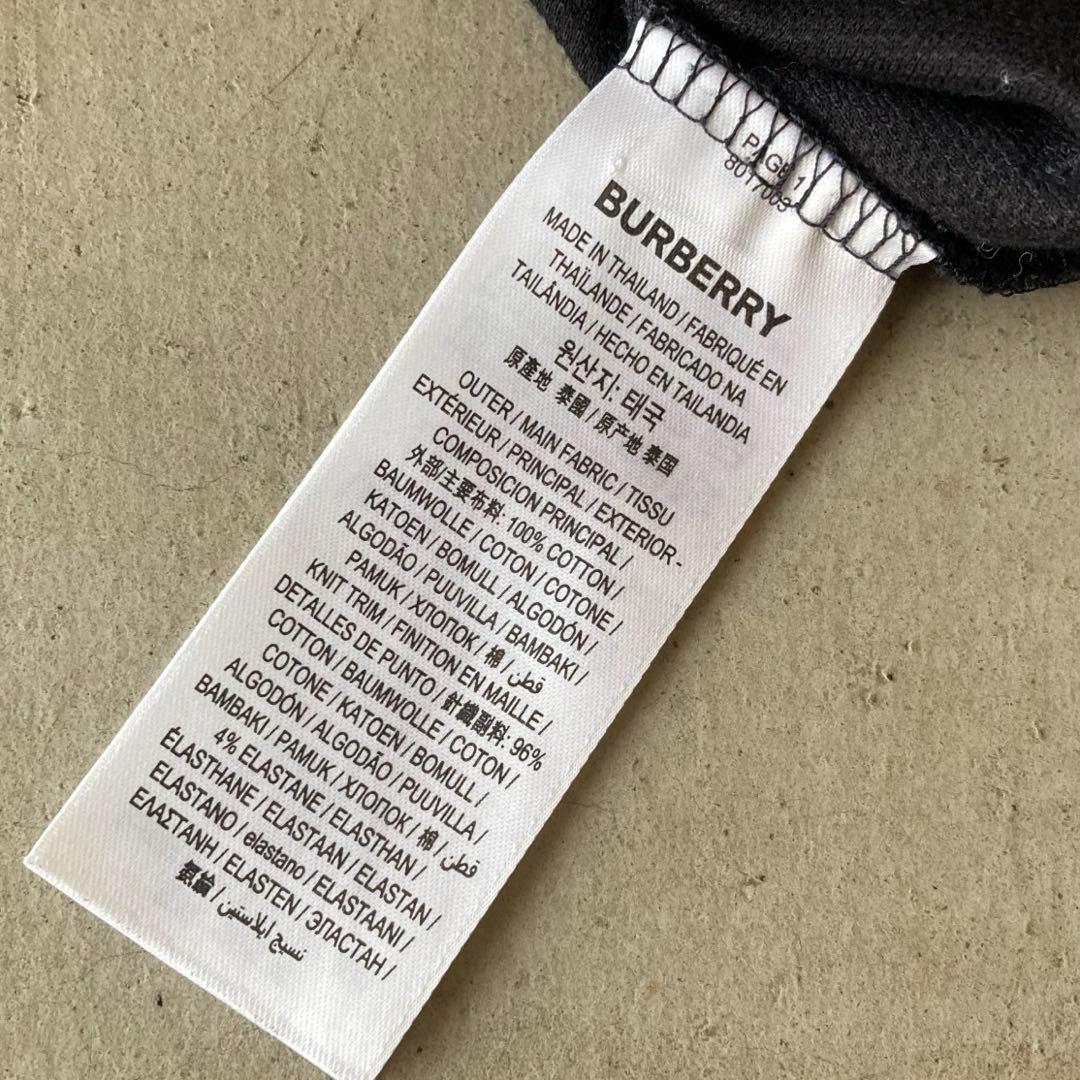 Bamiki様　BURBERRY バーバリー★TB刺繍　鹿の子　ポロシャツ　M①