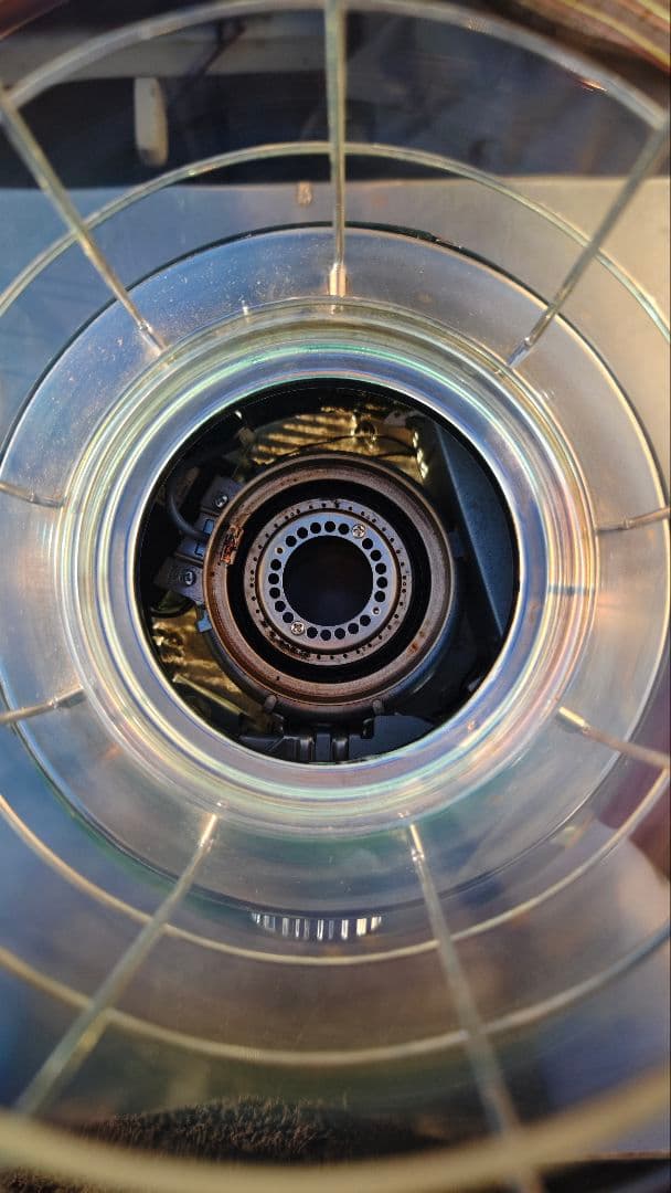 極上品 トヨトミ レインボー ストーブ グリーン ランタン調 灯油