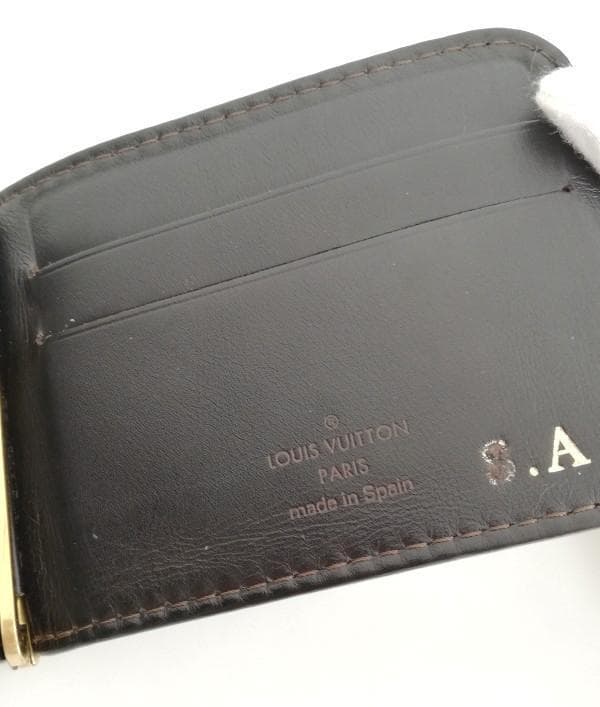 ルイヴィトン ユタ ポルト フォイユ パンス マネークリップ 2つ折り 札入れ