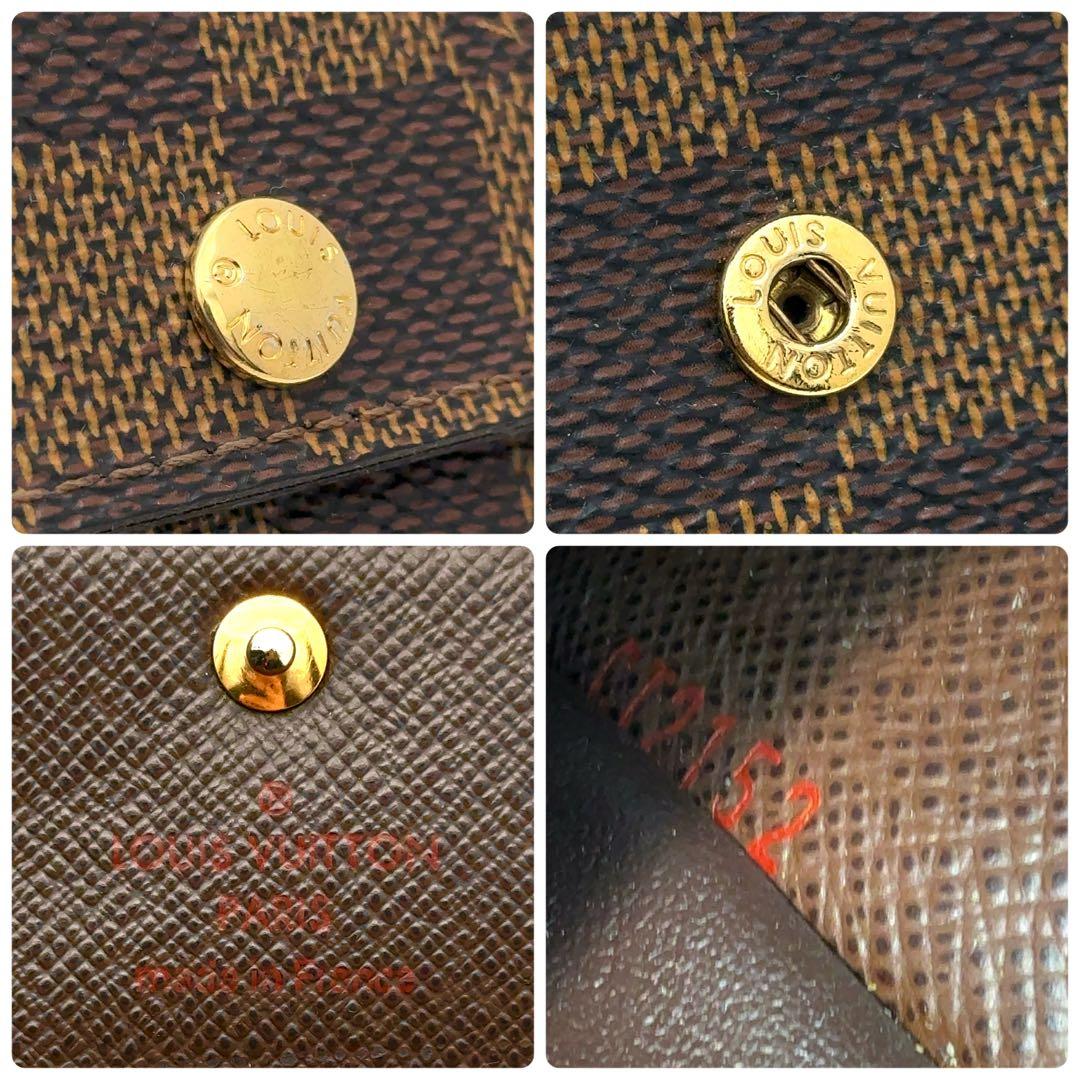 【最高級美品】ルイヴィトン ダミエ エベヌ キーケース ミュルティクレ6　6連