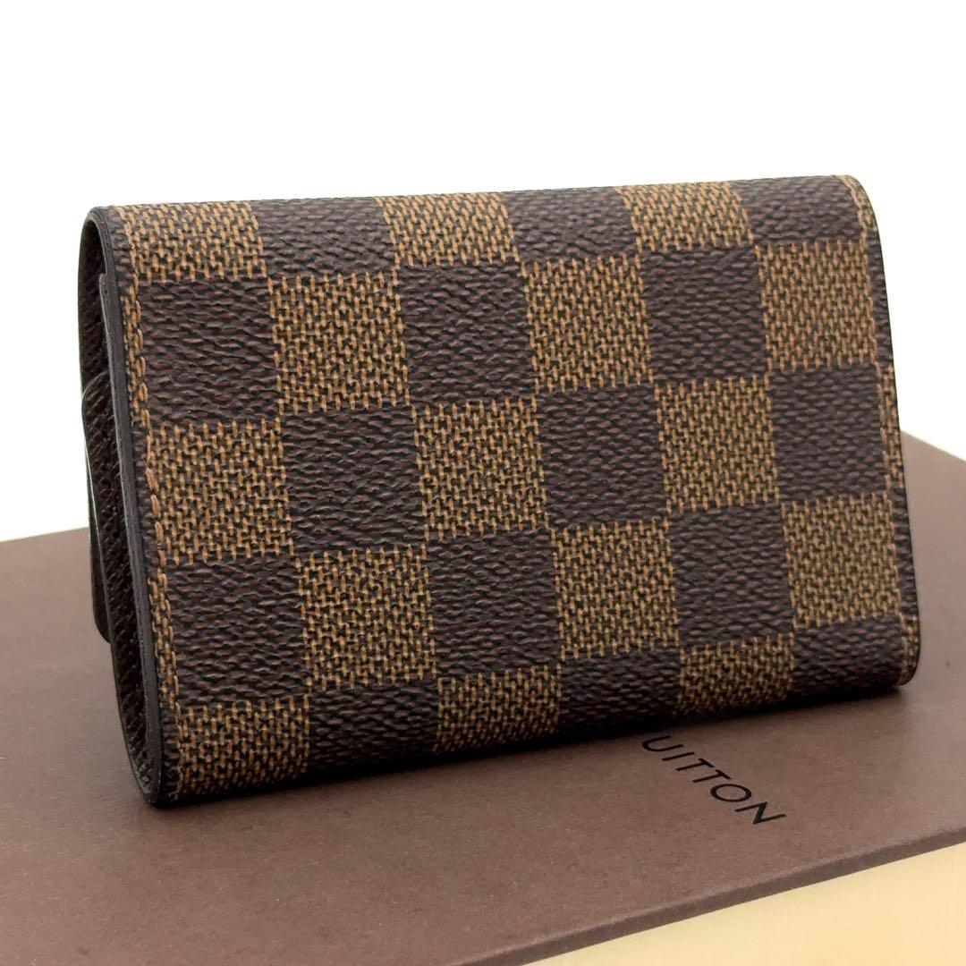 【最高級美品】ルイヴィトン ダミエ エベヌ キーケース ミュルティクレ6　6連